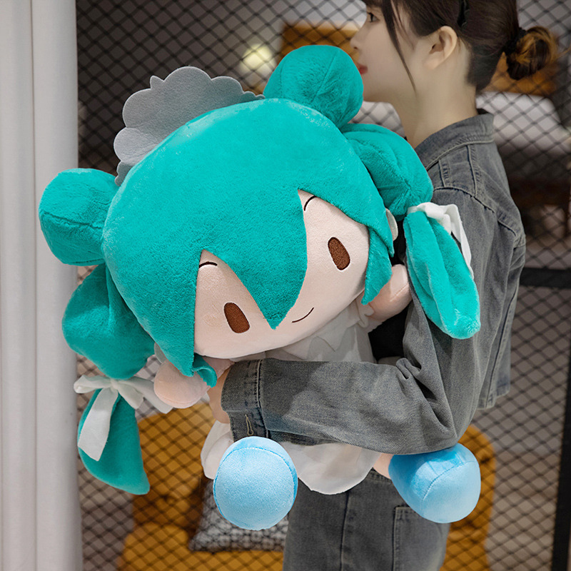 Japanese Girl Lifestyle - ビッグサイズ漫画初音ミクぬいぐるみ素敵な和風ぬいぐるみアニメ人形かわいいフィギュアぬいぐるみ枕ギフト女の子