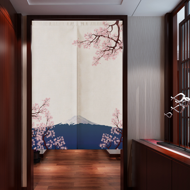 Noren Curtain Doorway - 日本の浮世絵リネンドアカーテンパーティションのれん寝室キッチンカーテン家の玄関の装飾カスタマイズ可能なカーテン