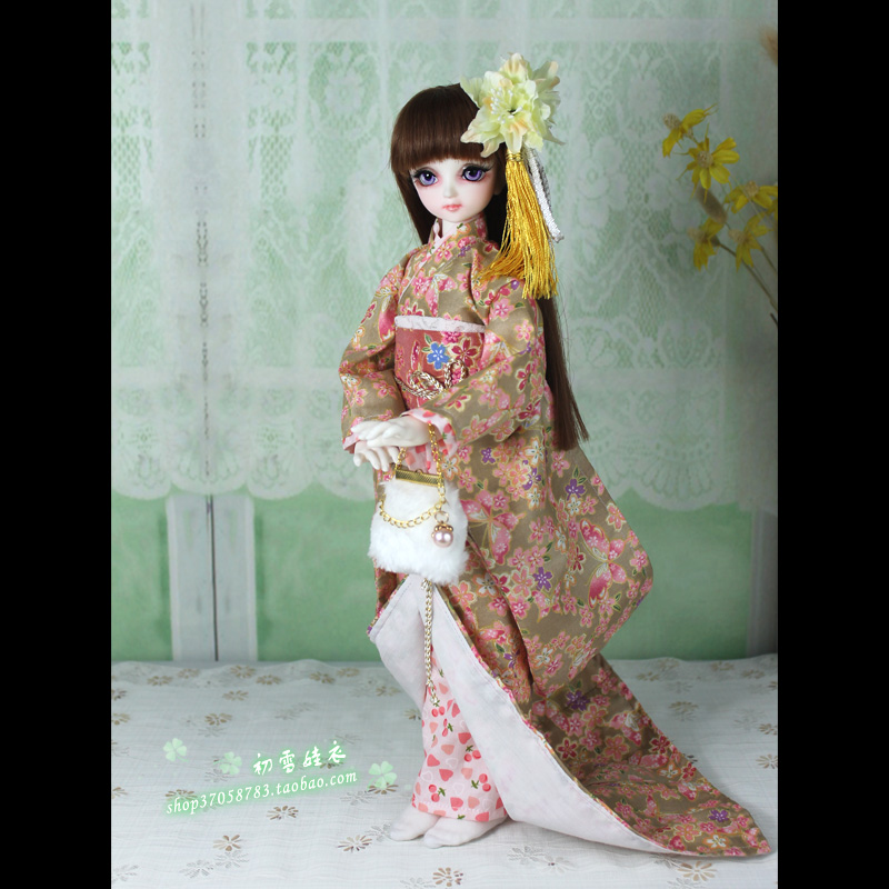 1/4 1/3 BJD 日本の着物浴衣 + ハンドバッグセッ - Japanese Girl Lifestyle のレビューと価格